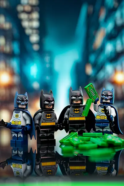 LEGO Batman minifigs lineup