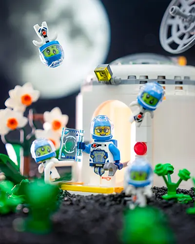 LEGO space moon base