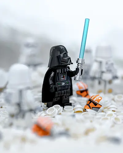 LEGO Darth Vader with camera