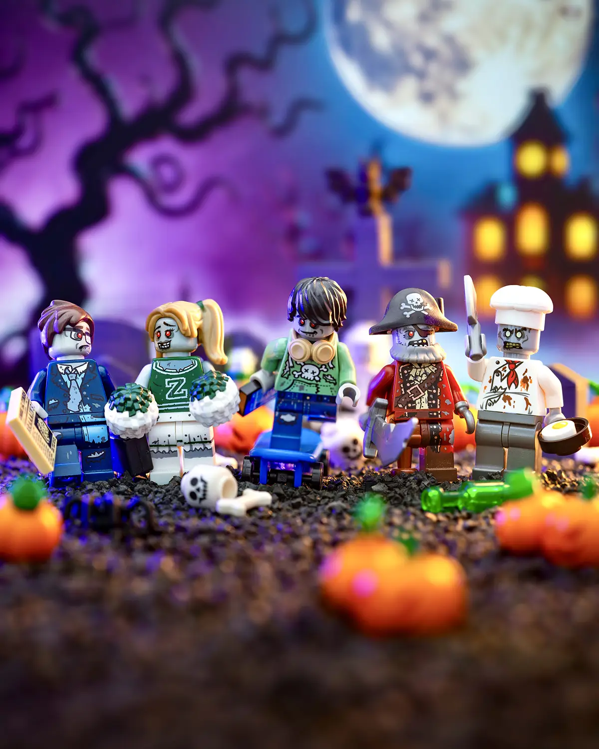 LEGO zombie party