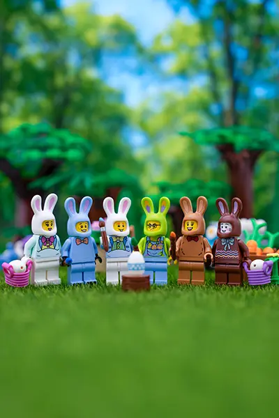 LEGO Easter bunnies